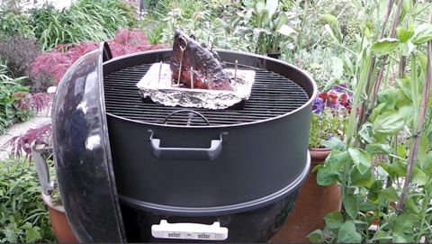 Ribs on the Smoker